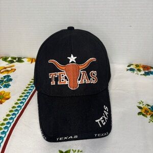 Texas Longhorns Hat Cap Snapback Black Adjustable Adult Mens NCAA
